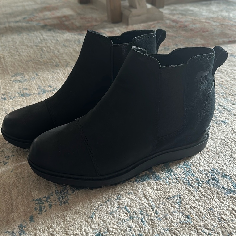 Sorel Women's Evie ll Chelsea Boot 9.5 Black